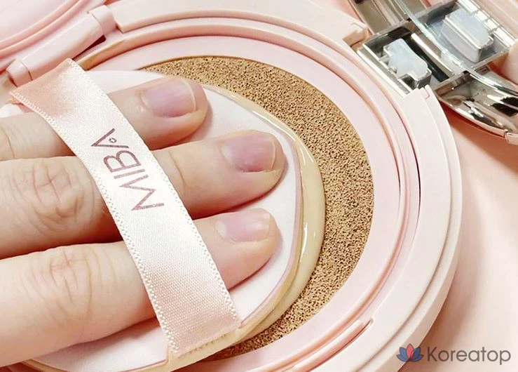 Тональный крем Miba Wang Cushion Foundation Season 2, 25 г, № 21 Bright Skin, 1 шт., фото 6