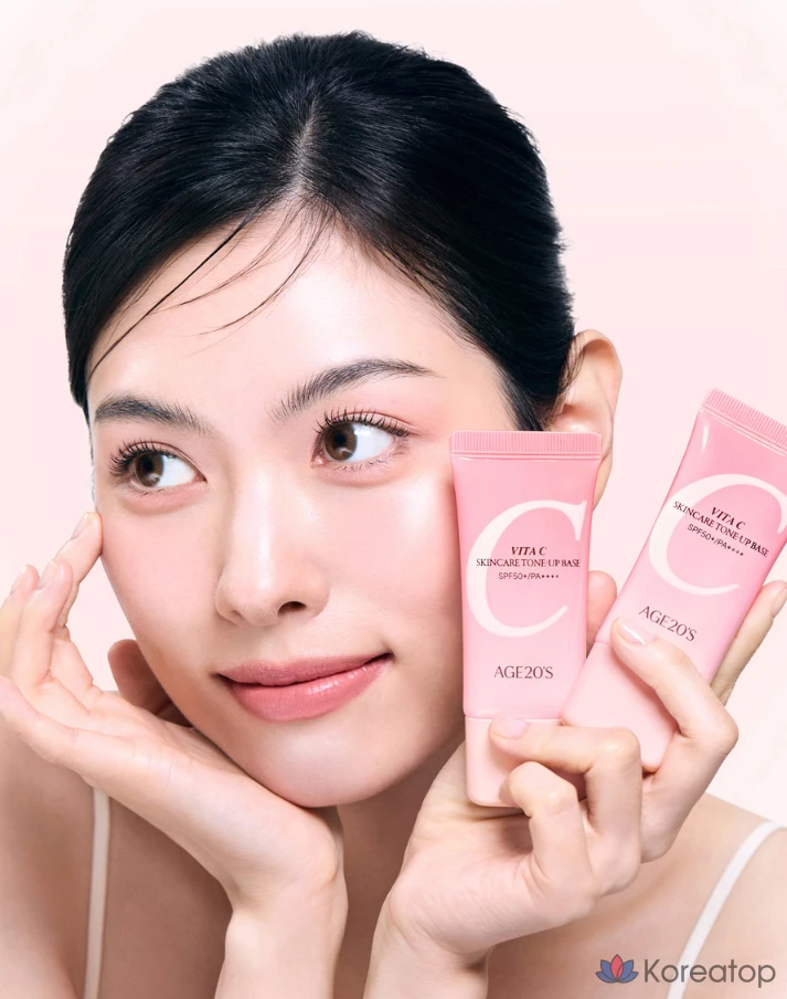 Тональная основа под макияж с витамином С, SPF50+ PA++++, 30 г, 30 мл, 1 шт.