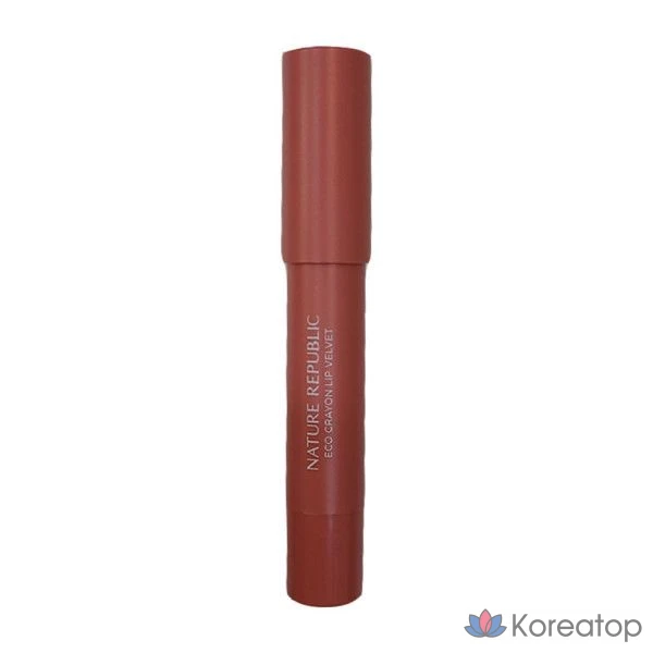 Помада-карандаш Byflower Eco Crayon Lip Velvet от Nature Republic, 1 шт.
