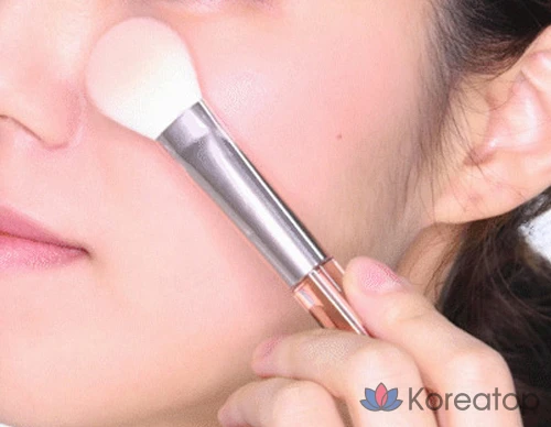 Кисть для румян Vanillaco, розовая, 1 шт.