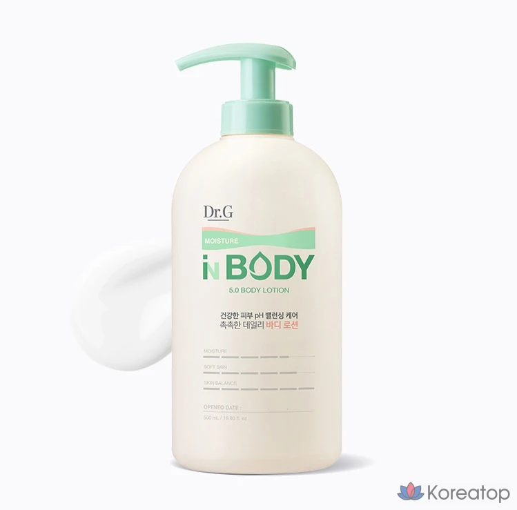 Увлажняющий лосьон для тела Dr.G Moisture in Body 5.0, 500 мл, 1 шт.