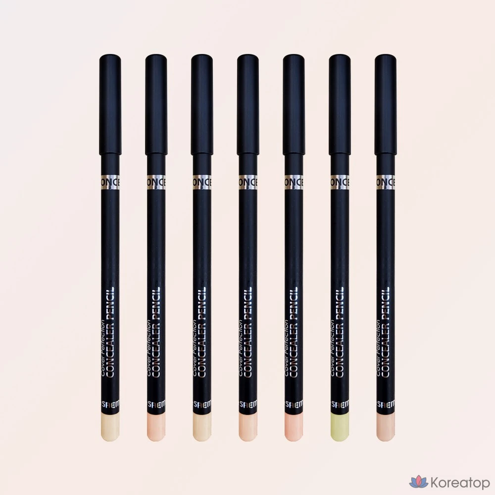 Карандаш для лица The Saem Cover Perfection, 2 г, 1 шт., цвет 0,5 Ice Beige, фото 2