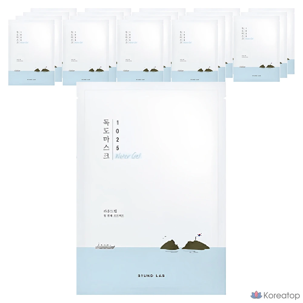 Увлажняющая гелевая маска Round Lab 1025 Dokdo, 30 мл, 1 упаковка, 20 штук.