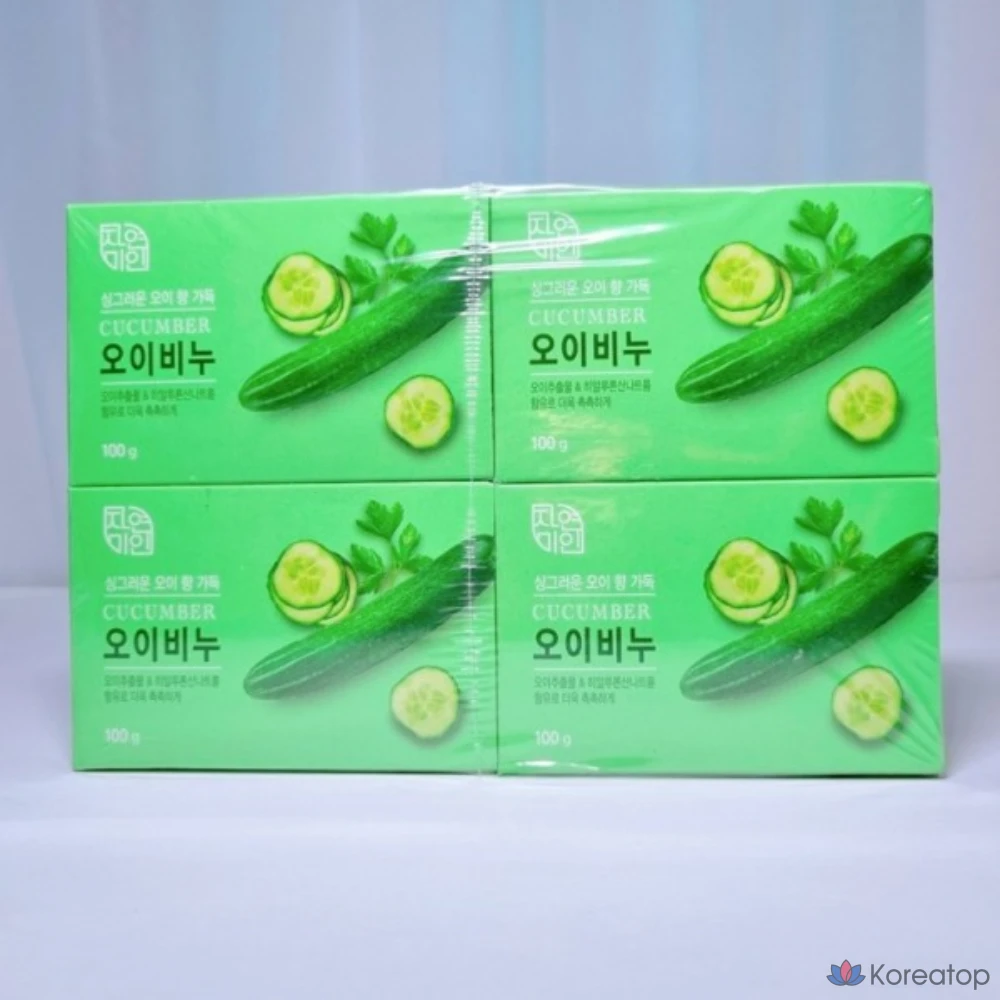 Натуральное косметическое мыло Home & More с огурцом, 100 г