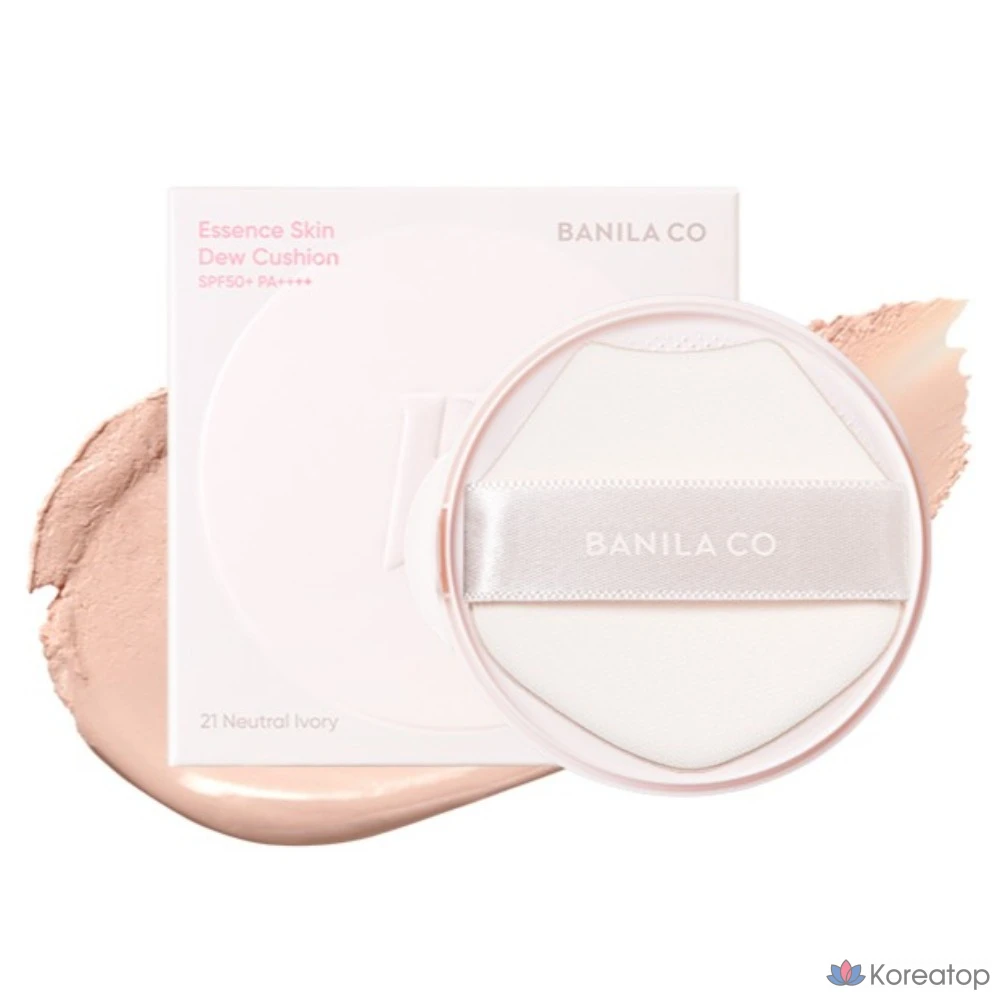 Сменный блок тонального крема Vanillaco Essence Skin Dew Cushion Foundation, 11,5 г, цвет лаванды и слоновой кости, 1 шт.
