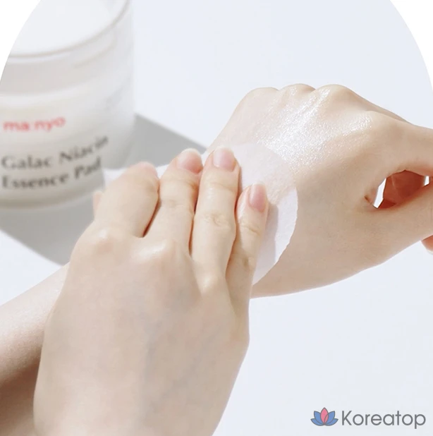 Эндоплазматические подушечки Manyo Factory Galac с ниацином, 300 мл, 80 листов, 1 упаковка.