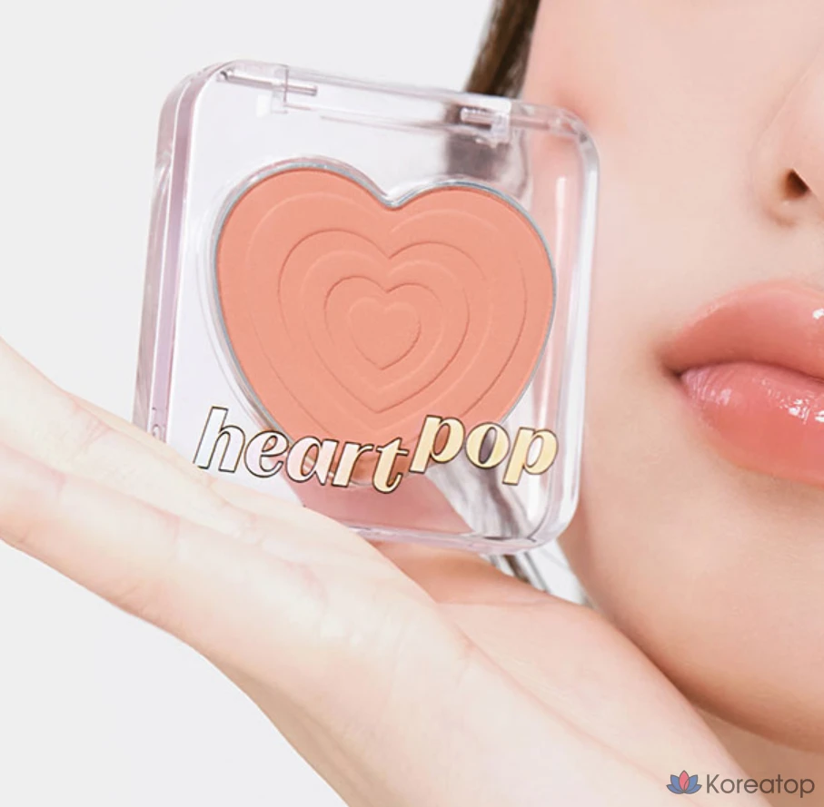 Румяна Etude House Heart Pop, 4 г, персиковый оттенок, 1 шт., фото 4