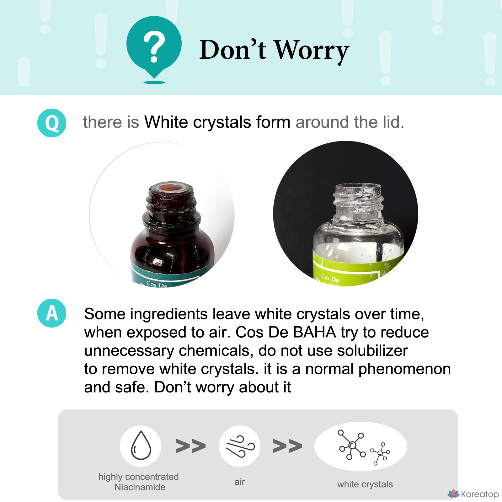 Сыворотка Cos De Baha с ниацинамидом высокой концентрации, 30 мл, 1 шт.