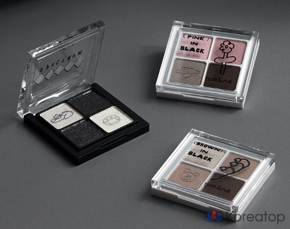 Палетка теней для век ROM&ND Inapisquare Better Than Eyes, 7,3 г, цвет B02 