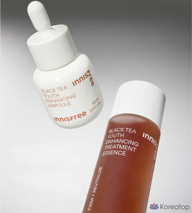 Эссенция для омоложения кожи с черным чаем Innisfree, 145 мл, 1 шт., фото 9