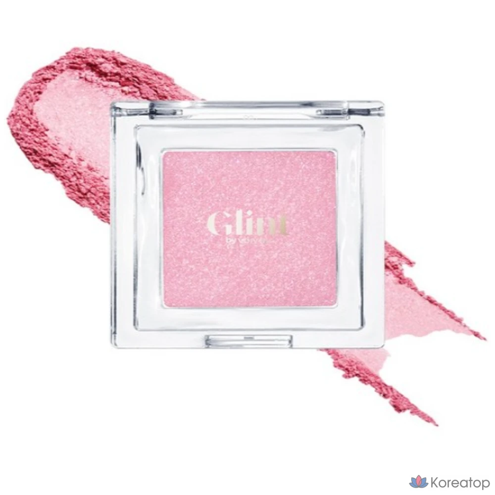 Запеченные румяна Glint by VDIVOV, 2,4 г, 10 штук, цвет розовый кварц, 1 шт.