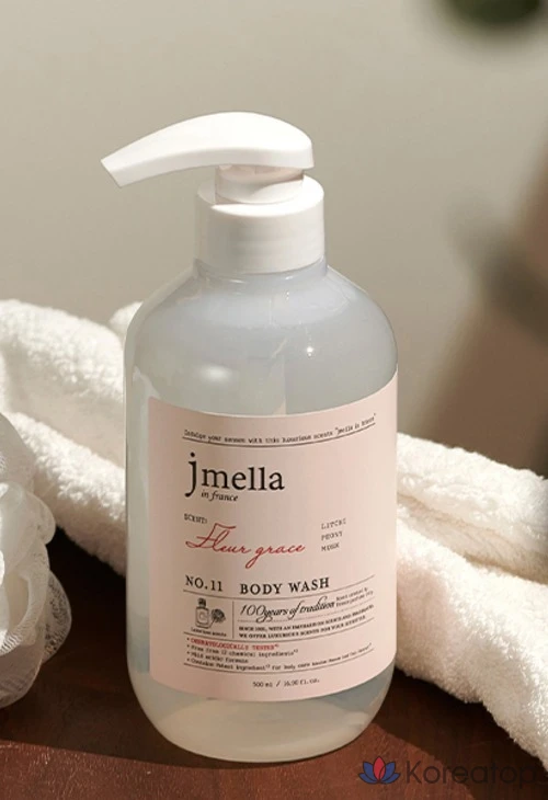 Гель для душа Jmella Fleur Grace, личи и пион, 500 мл, 1 шт.