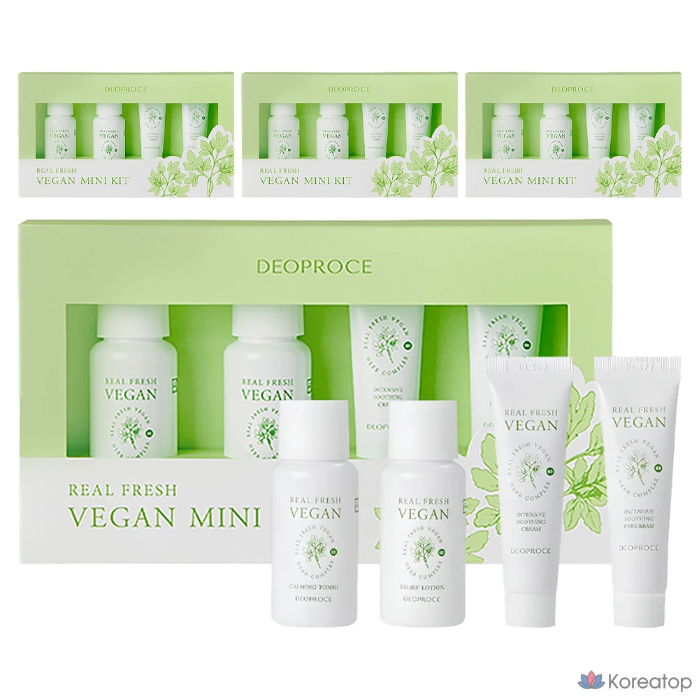 Набор Deoproce Real Fresh Mini Kit, 4 комплекта