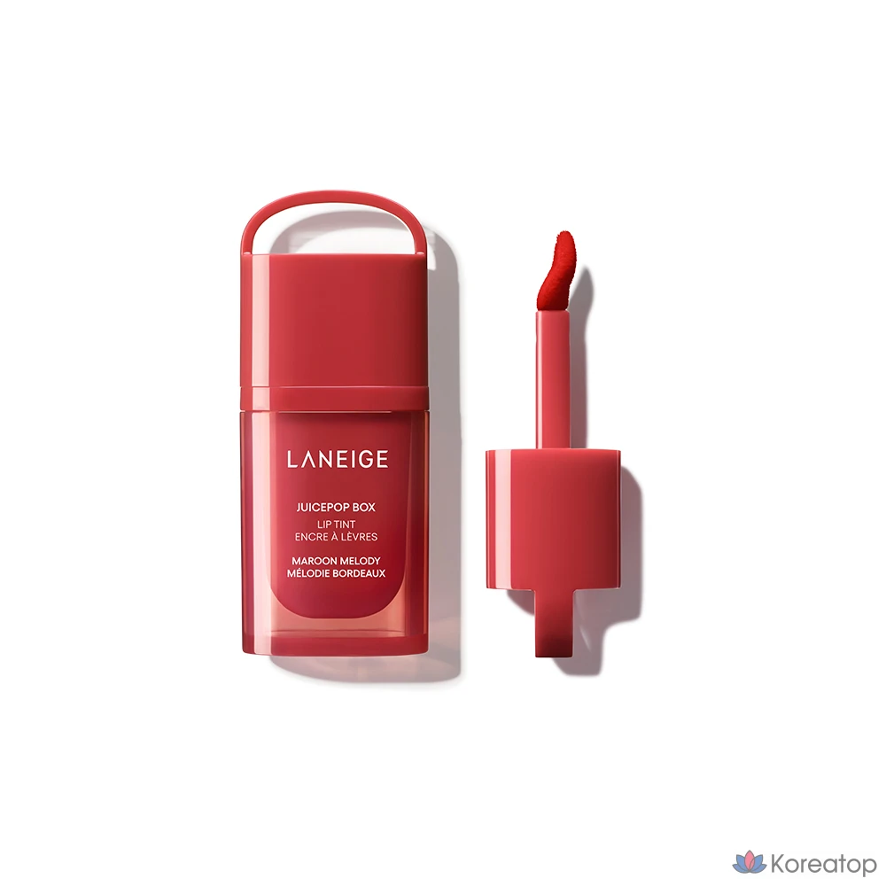 Тинт для губ LANEIGE Juice Pop Box Lip Tint, оттенок 9 Maroon Melody, 4.5 г, 1 шт., фото 3