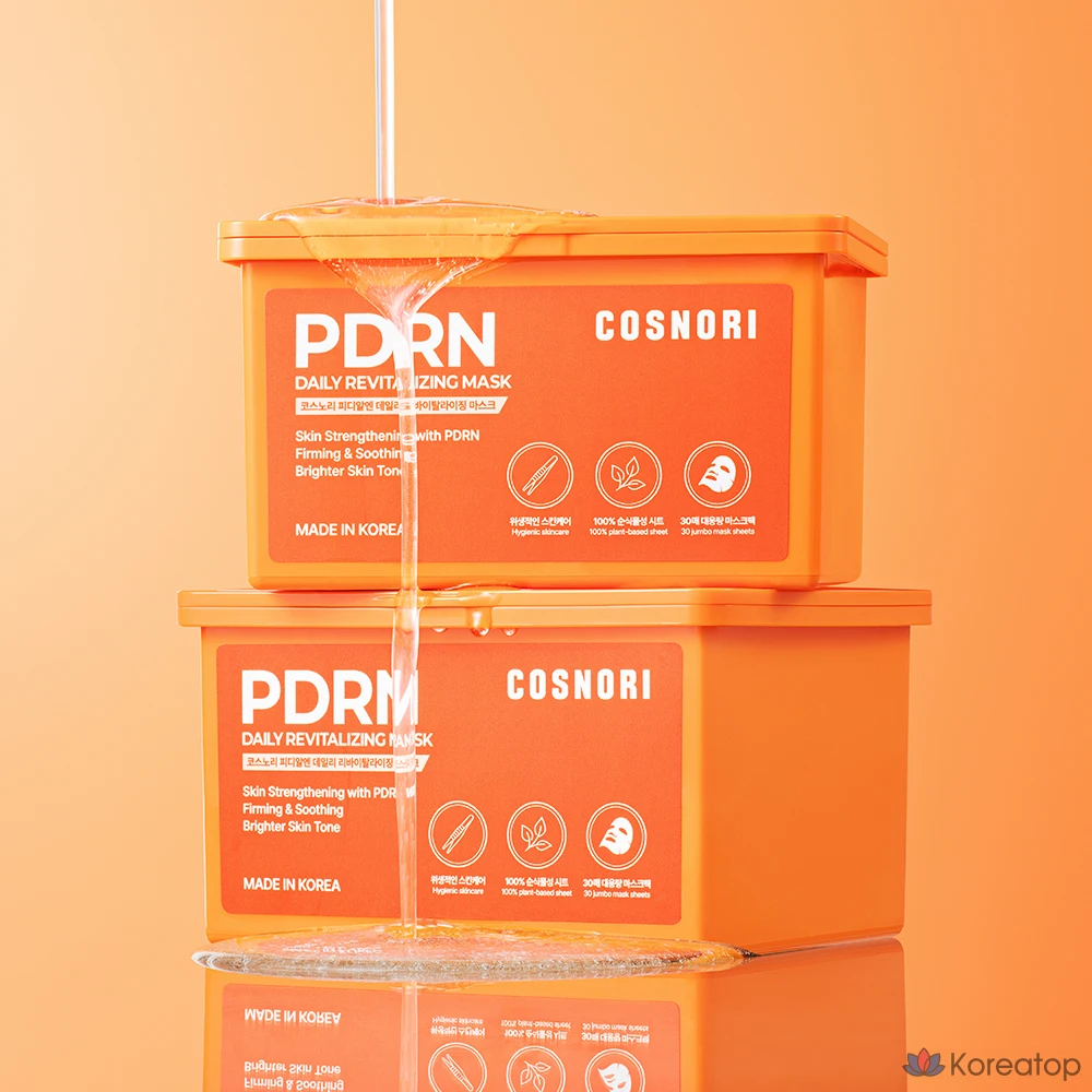 Восстанавливающая маска для лица Cosnori PDRN, 350 мл, 30 штук, 6 штук, фото 7