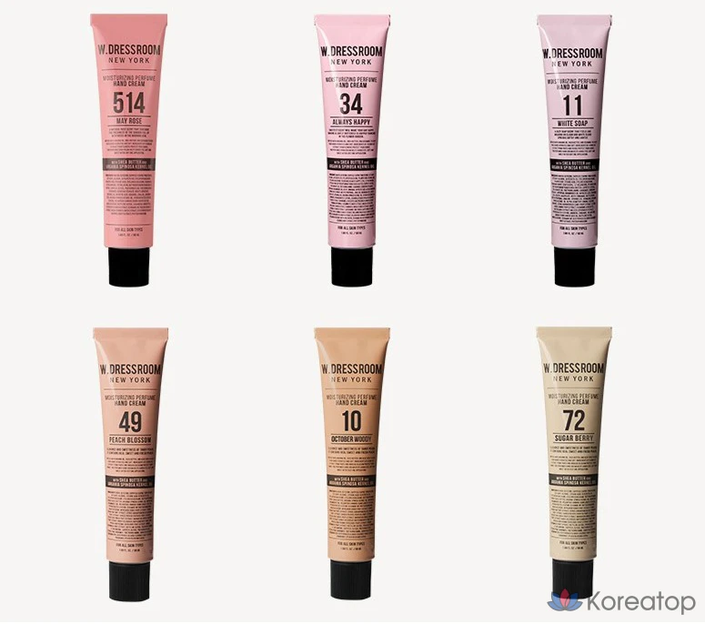 Парфюмированный крем для рук W.Dressroom, аромат 49 «Персиковый цветок», 1 шт., 50 мл