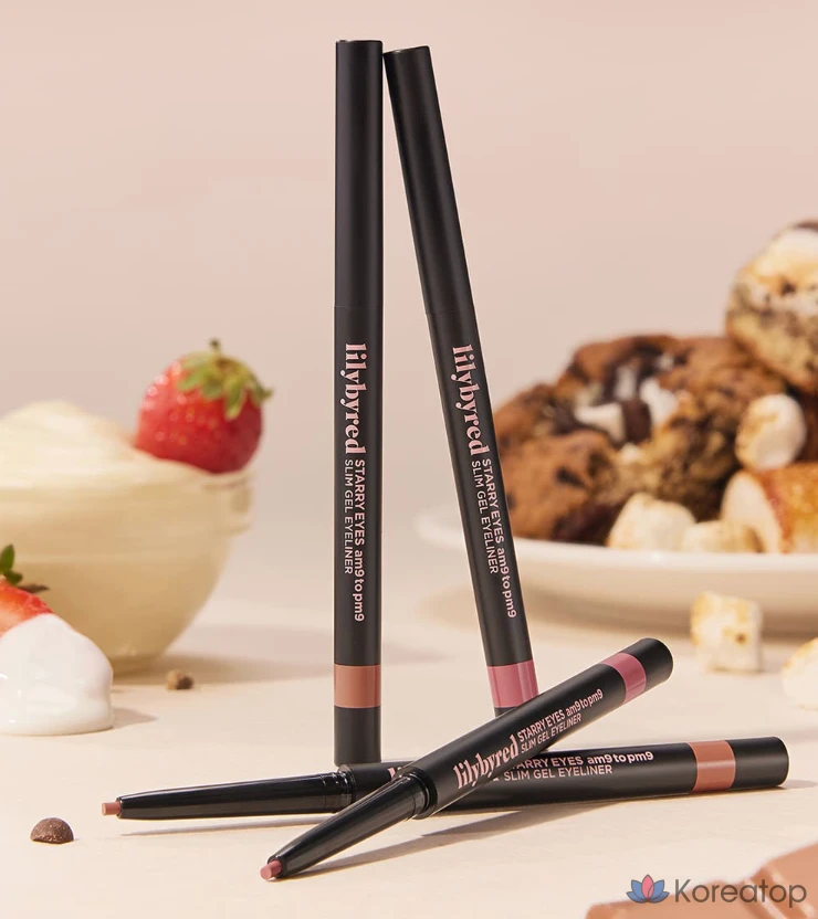 Гелевая подводка для глаз Lilybyred Stareyes Nine to Nine Slim, 0,14 г, оттенок 07 Cold Rose, 1 шт., фото 5