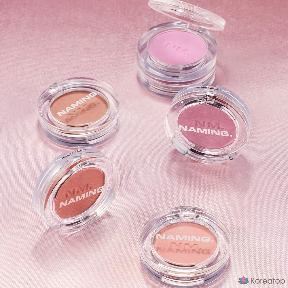 Пушистые румяна NAMING Fluffy Powder Blush, 15 оттенков, 1 шт., NIESE, фото 3