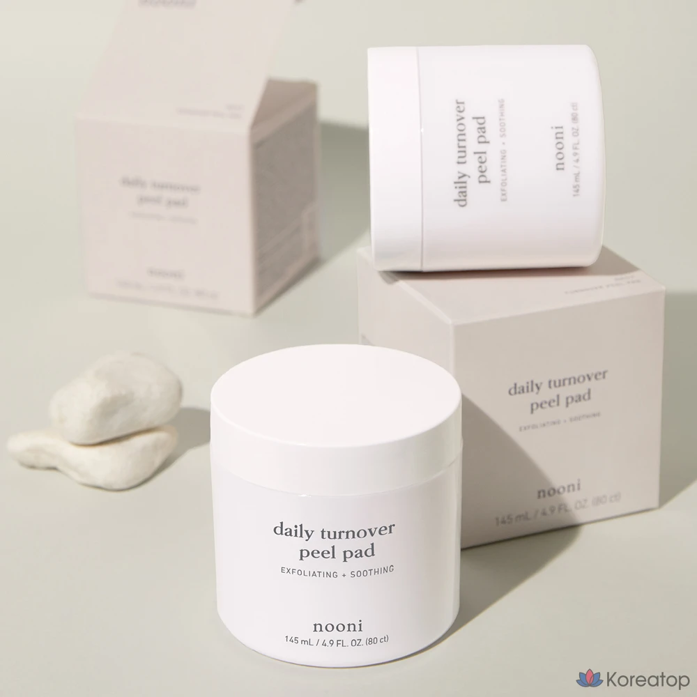 Nuni AHA Daily Pore Clearing Pad 145 мл, 80 листов, 1 упаковка