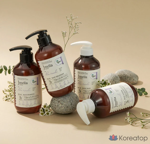 J.Mella Веганский лосьон для тела Pure Neroli с апельсином и нероли, 1 шт., 500 мл.