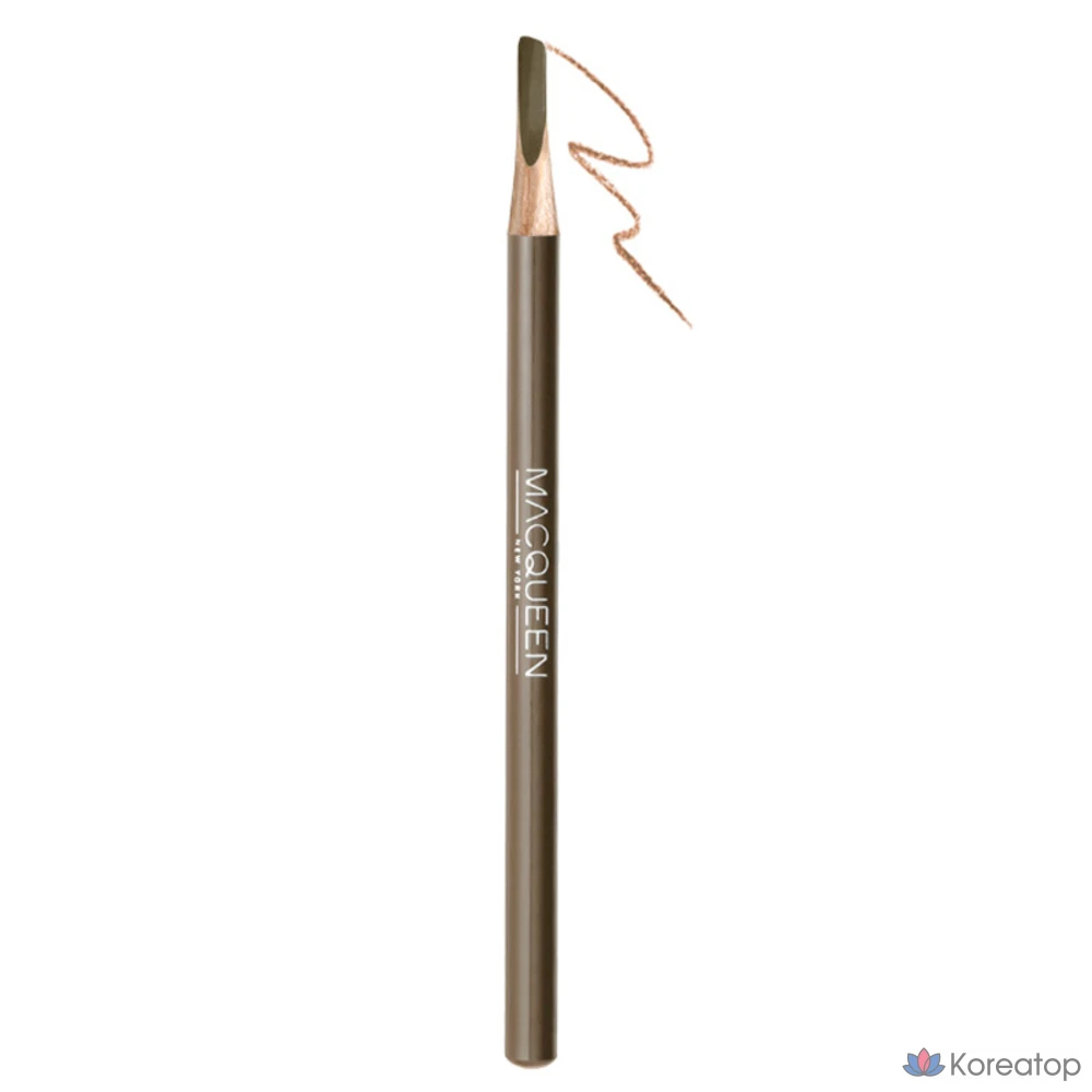 Карандаш для бровей Mqny New York My Strong, 1,2 г, мягкий бежевый, 1 шт.