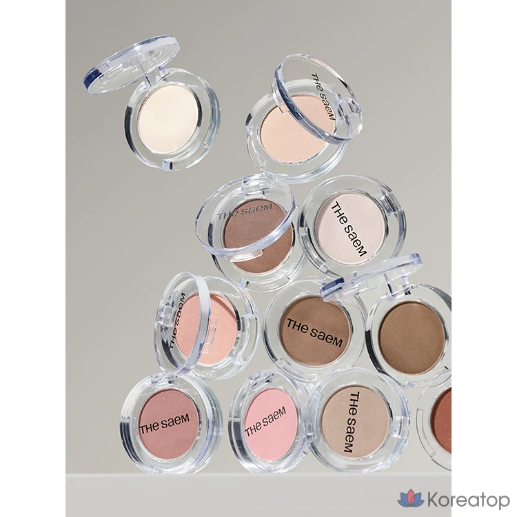 Тени для век The Saem Sammul Single Shadow (Shimmer), Ipdeokju White, 1 шт.