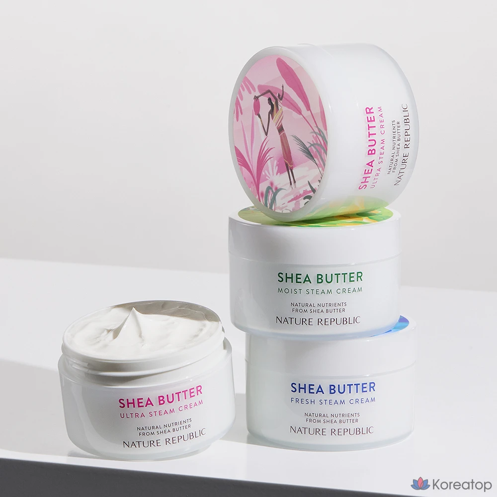 Увлажняющий крем для тела Nature Republic с маслом ши для нормальной и сухой кожи, 100 мл, 1 флакон.