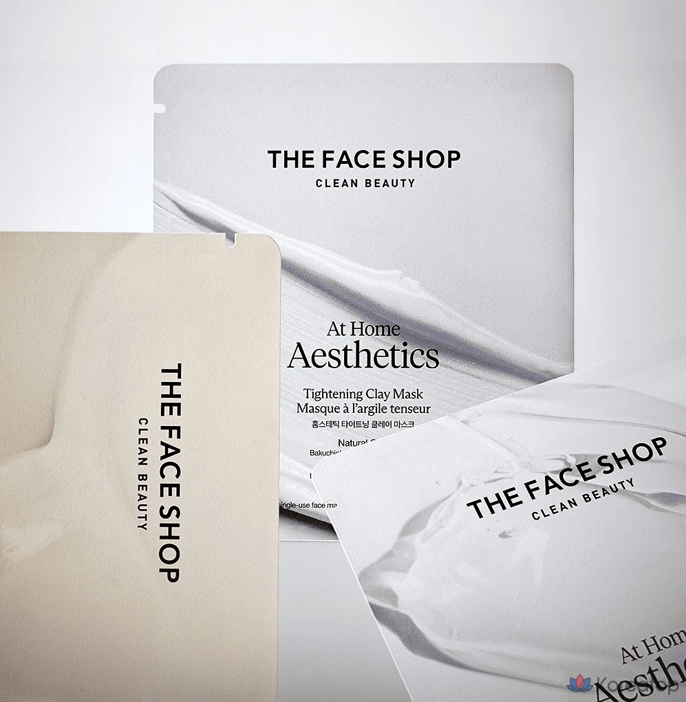 Тонирующая коллагеновая маска для лица The Face Shop Home Aesthetic Vita, 4 упаковки, 2 упаковки, фото 5