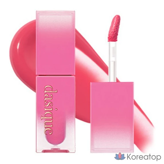 Dasique Juicy Dewy Tint 3.5g, Увлажняющий тинт для губ, глянцевый, высокопигментированный, 05. Mauve Berry, 1 шт.