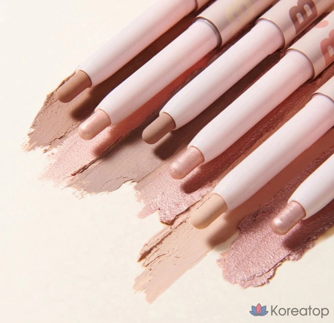 Палетка теней для век Vanillaco Mood On Eye Color Stick 0,5 г, оттенок 03 Champagne Rosy, 1 шт., фото 3