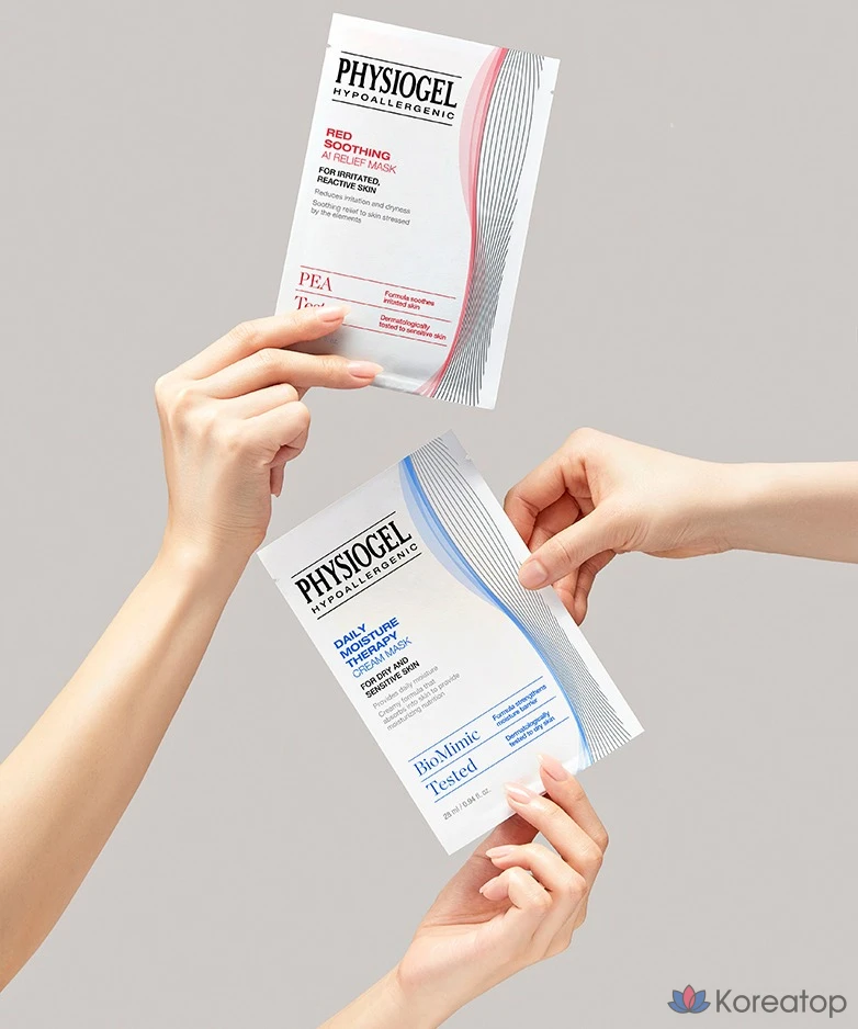 Успокаивающая маска Physiogel Red Soothing AI Relief Mask, 1 упаковка, 4 упаковки, фото 7