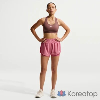 Шорты женские Nike Dri-FIT One Mid-Rise 3-Inch 2-in-1 Shorts