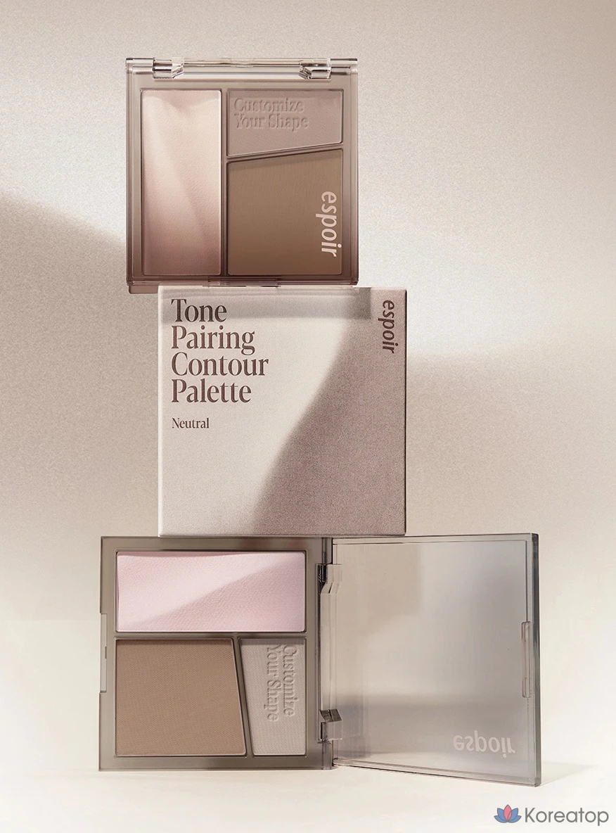 Палетка для контурирования Espoir Tone Pairing Contour Palette 10 г, № 2, холодный серый, 1 шт.