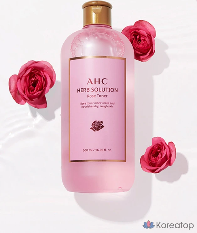 Тоник для тела AHC Herb Solution Rose, 500 мл, 1 шт.