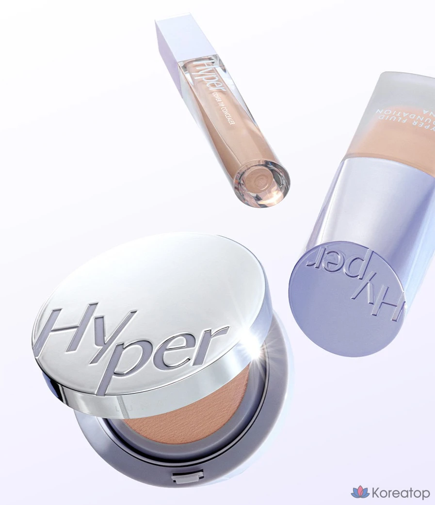 Кушон Luna Hyper Fit Filter Cushion (основа + рефилл), оттенок 0.7 Ivory, 1 шт., фото 8