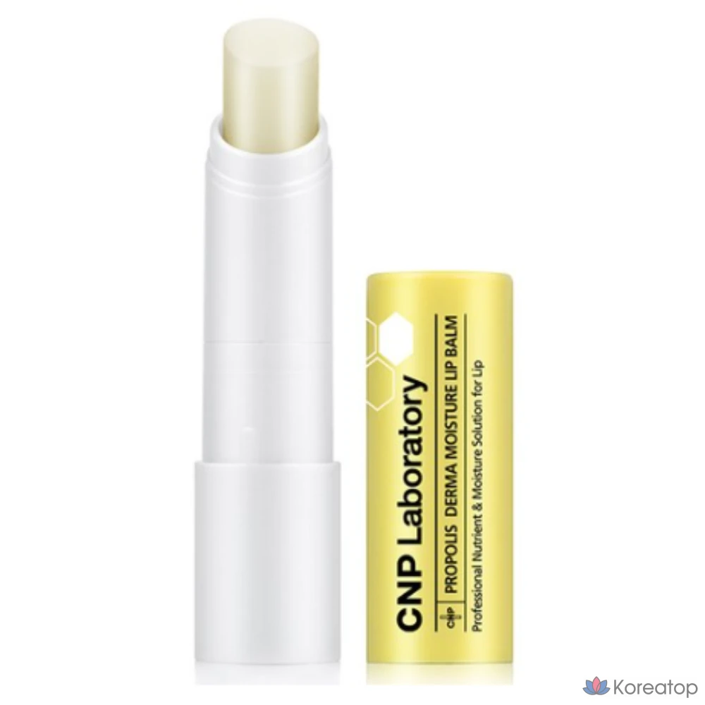 Увлажняющий бальзам для губ CNP Cha & Park Propolis Derma Moisture, прозрачный, 4 г, 1 шт.