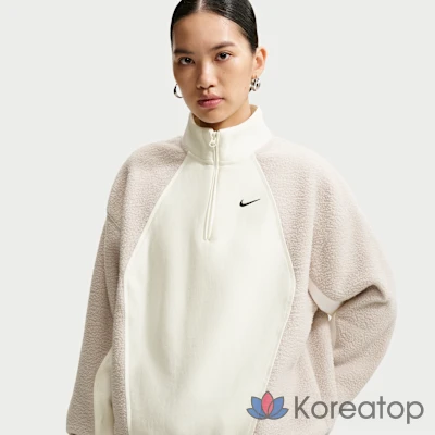 Свитшот женский Nike Studio Fleece Heavyweight Plush Oversized Quarter-Zip