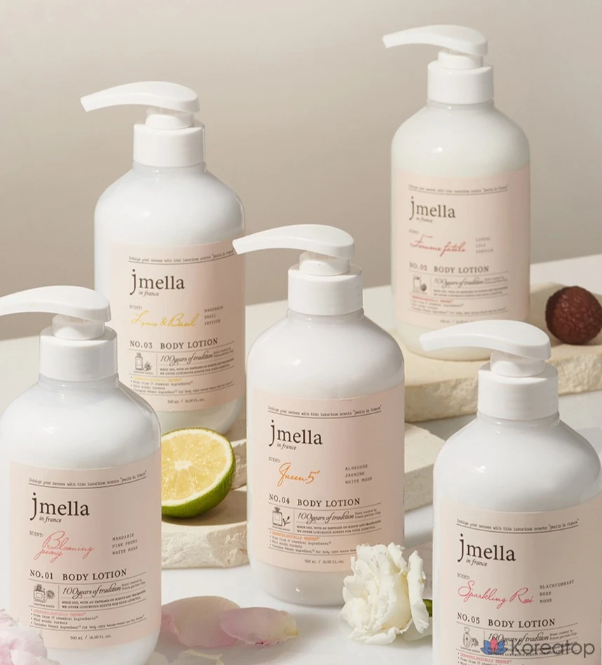 Лосьон для тела Jmella «Игристая роза», 500 мл, 1 шт.