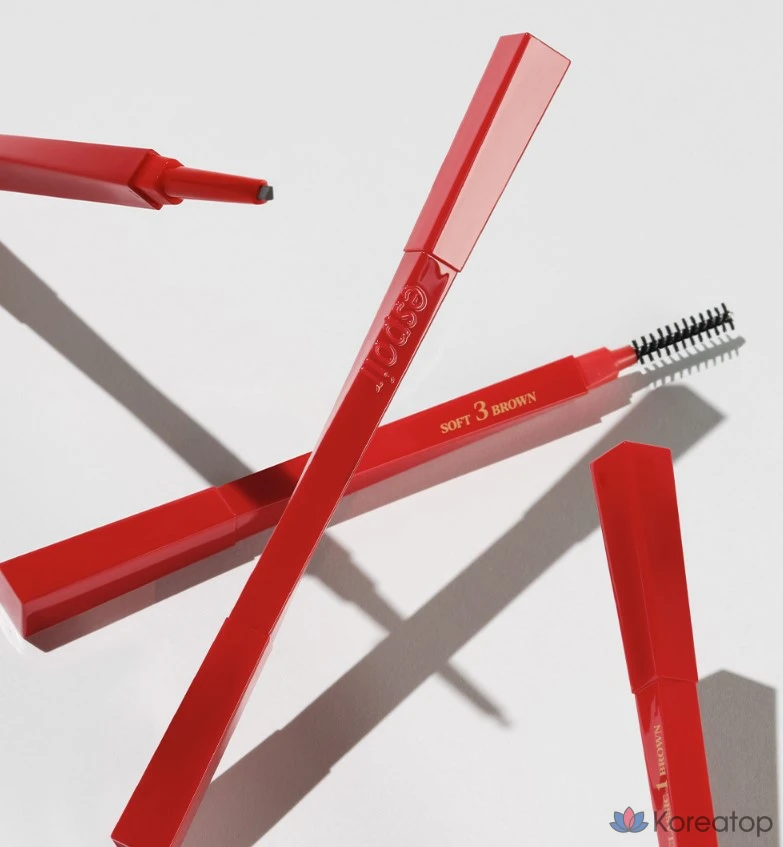 Карандаш для бровей Espoir The Brow Balance Pencil, 0,1 г, № 3, мягкий коричневый, 1 шт., фото 5