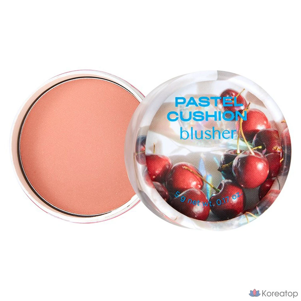 Румяна-кушон The Face Shop Pastel Cushion Blusher, 5 г, оттенок 05 Twinkle Beige, 1 шт.