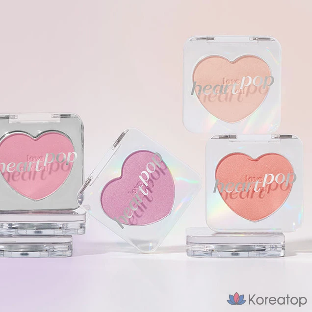 Румяна Etude House Heart Pop, 4 г, оттенок Super Sunset, 1 шт., фото 4