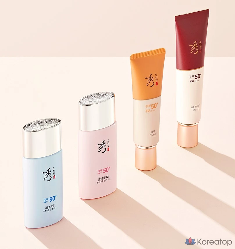 Sooryehan Hyobidam Ферментированный солнцезащитный крем SPF50+ PA+++, 60 мл, 1 шт., фото 5