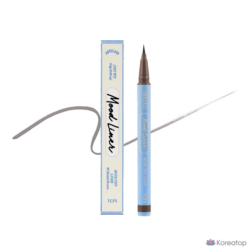 Ручка-лайнер Too cool for school Art Class Mood Pen, 0.6g, № 2, приглушенно-коричневый цвет, 1 шт.