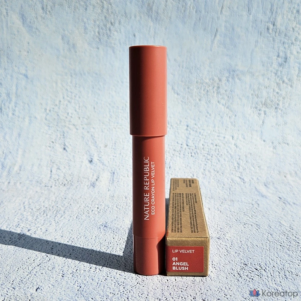 Карандаш для губ Nature Republic Eco Velvet 2,8 г, № 01 Angel Blush, 1 шт.