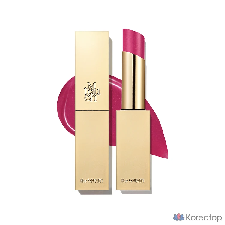Увлажняющая помада The Saem #Moist #M Touch Shine Lipstick, 1 шт., 2 шт. в упаковке, 04 шт., Вишневый оттенок
