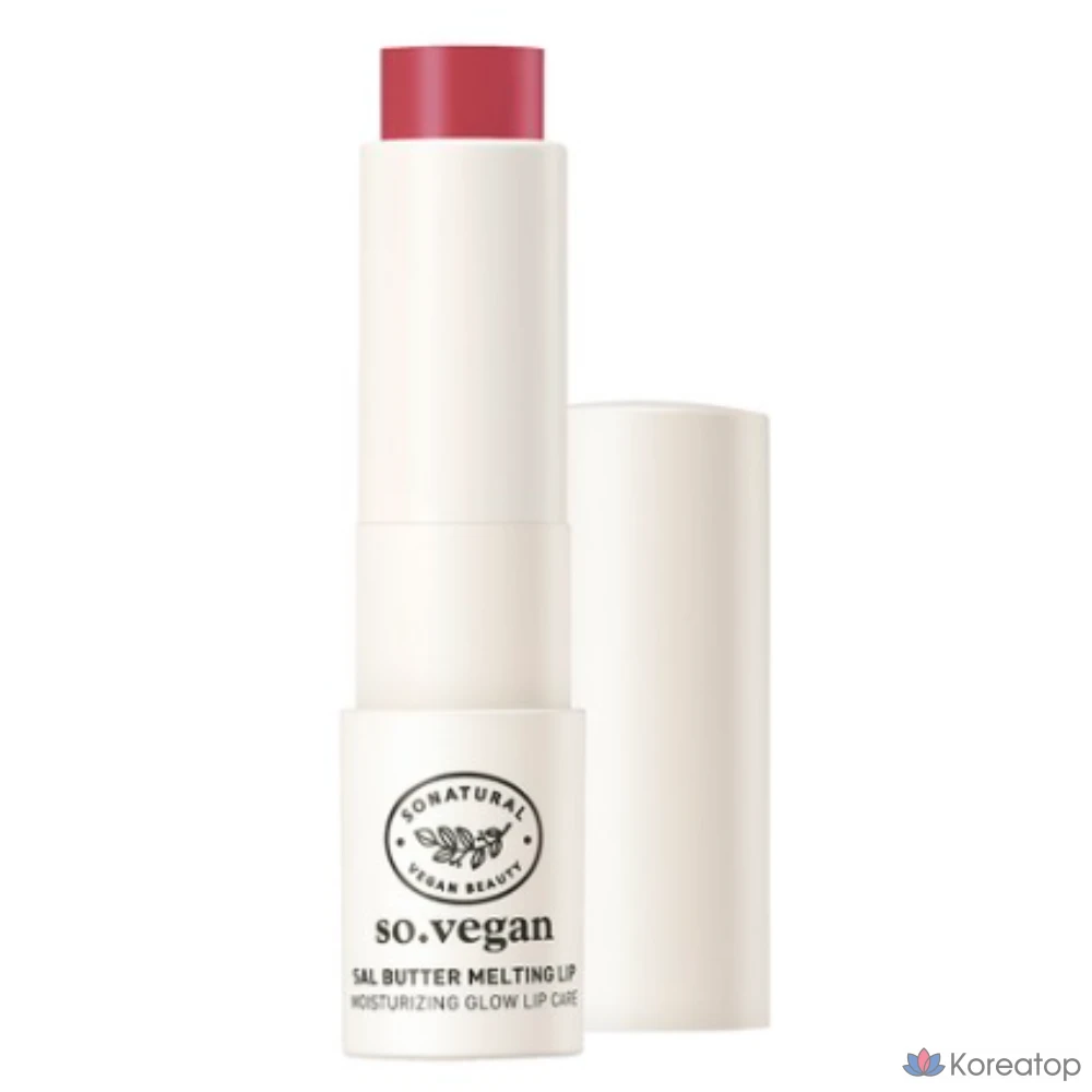 Бальзам для губ So Natural Sal Butter Melting Lip Balm, 04 CLEAR PIG, 3,8 г, 1 шт.