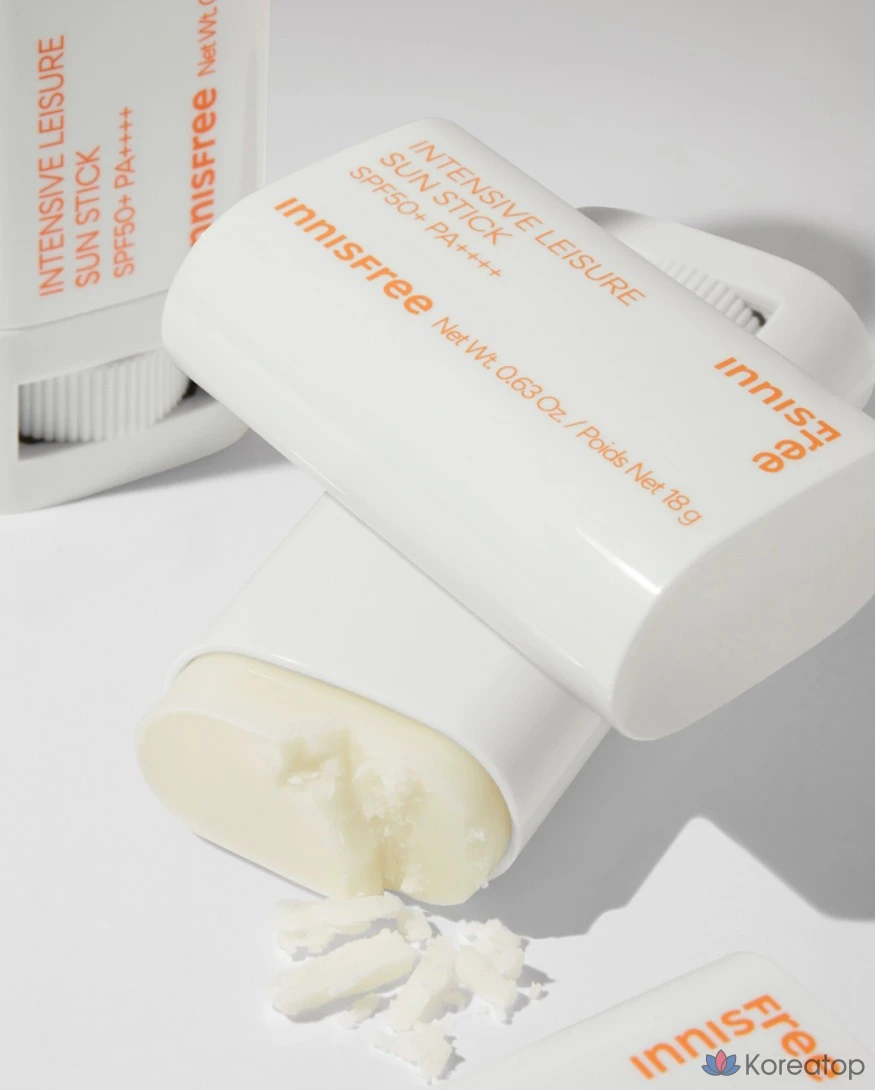 Солнцезащитный стик Innisfree Intensive Leisure Sun Stick SPF50+ PA++++, 18 г, 1 шт.