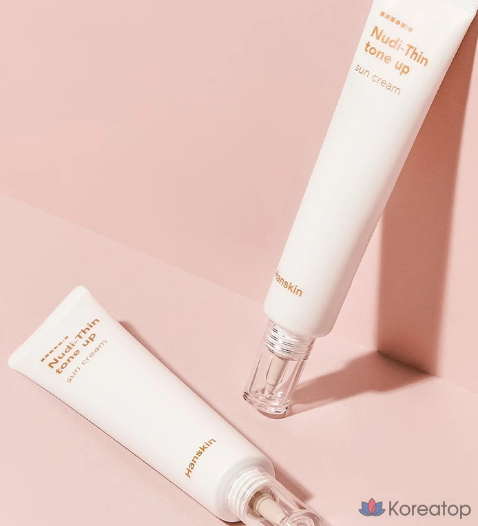 Солнцезащитный крем HANSKIN Nude Scene Tone-Up SPF50+ PA++++, 40 мл, 1 шт.