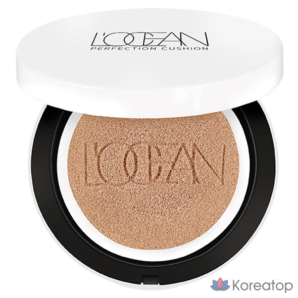 Тональный крем L'OCEAN Perfection Cushion Pact, 25 г, № 33, цвет капучино, 1 шт.