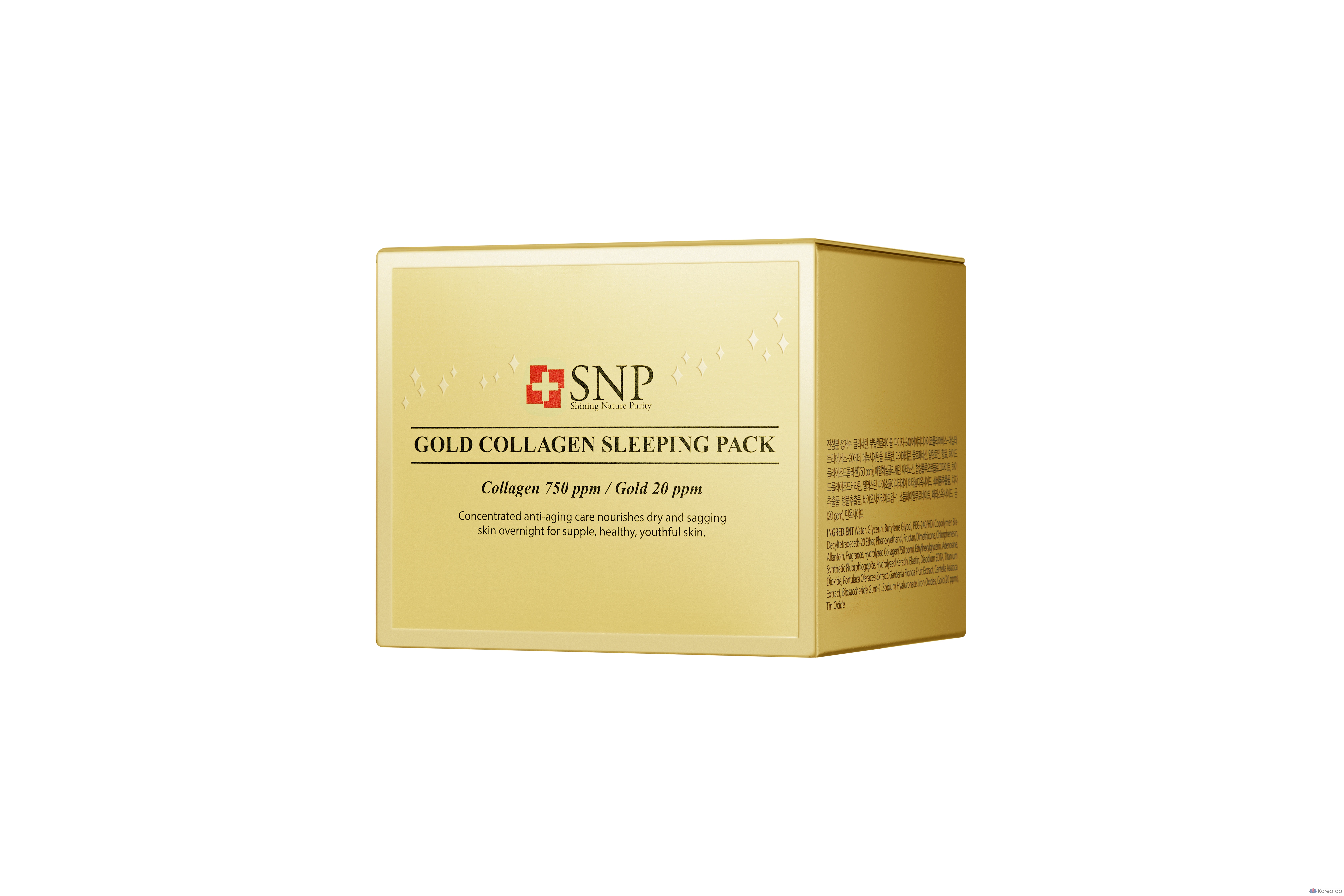 SNP Gold Collagen Sleeping Pack, 100 г, 1 упаковка